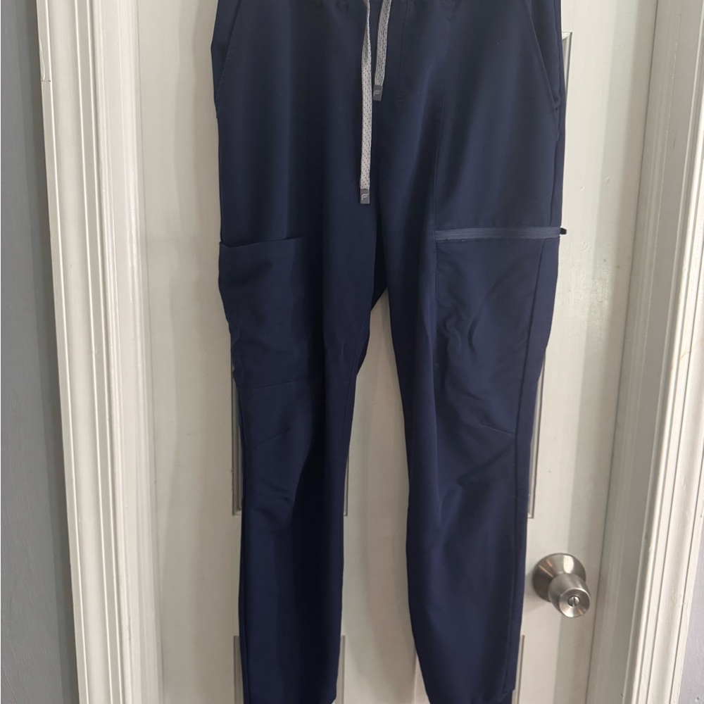 Women’s Fabletics Navy High-Rise On-Call Jogger Scrub Pants